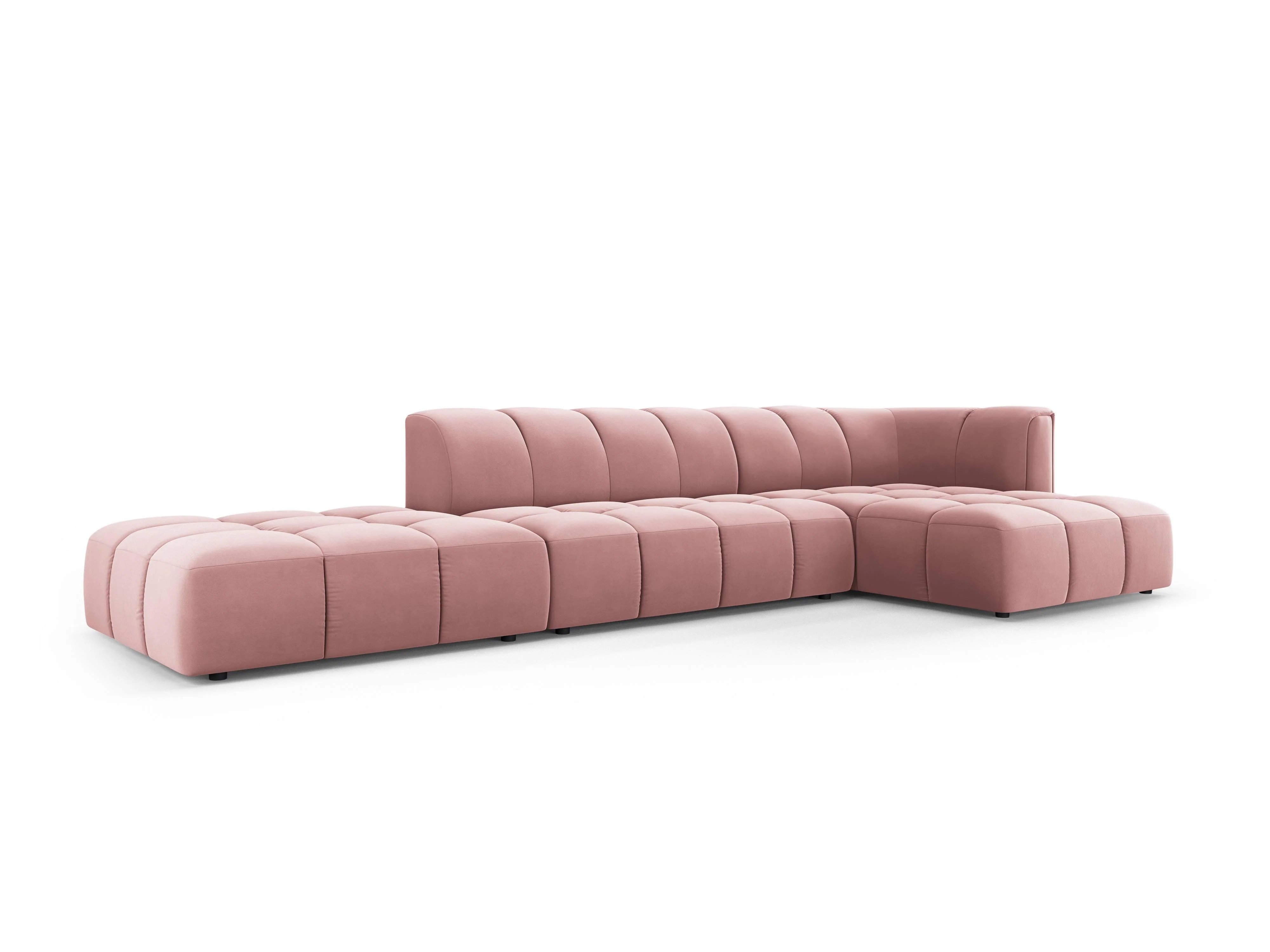 Hoekbank Francesca velvet rechts 5-zits