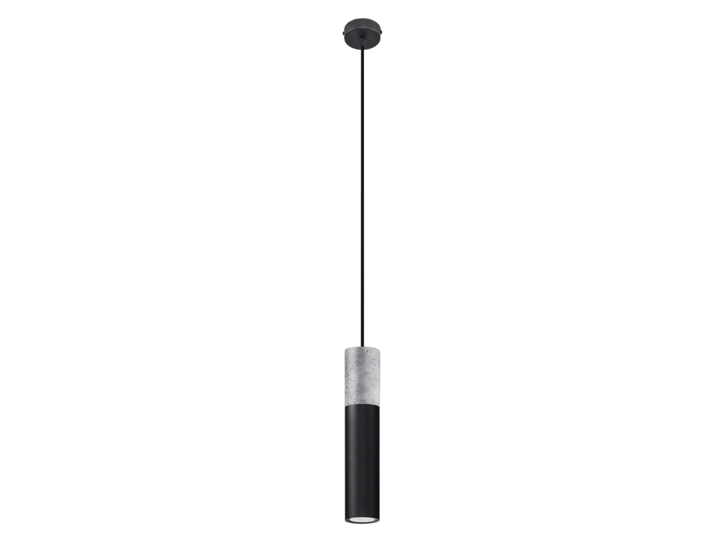 Lampa wisząca Borgio stalowa czarna