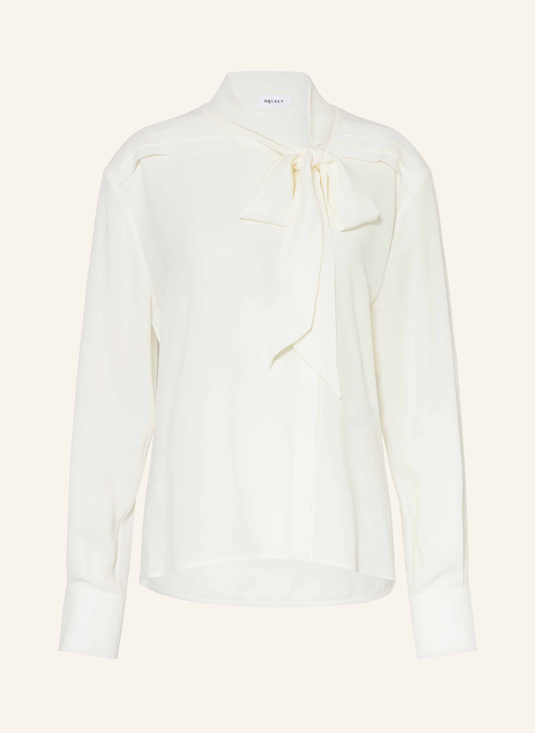 McQUEEN Seidenbluse mit Schluppe