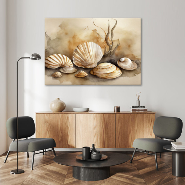 Feeby Obraz, marynistyczny muszle akryl 60x40