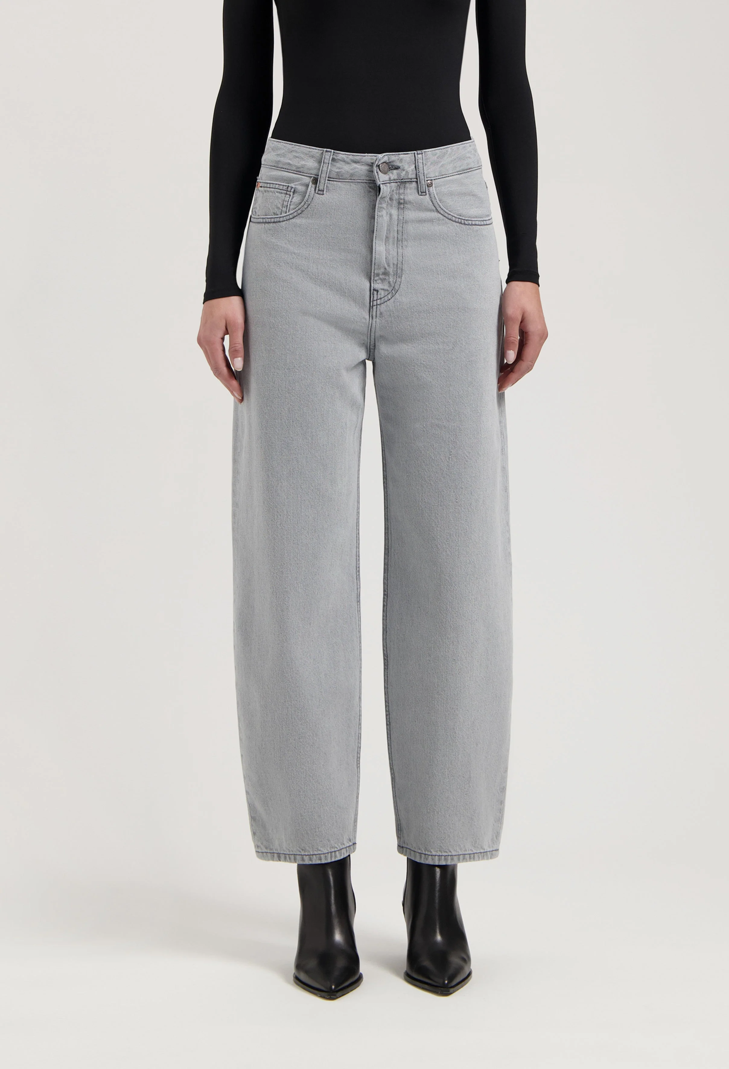 Brooke High Barrel - Light Grey