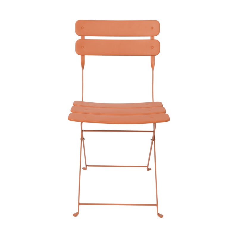 Inklapbare bistrostoel Kos - rood - 84x48x42 cm