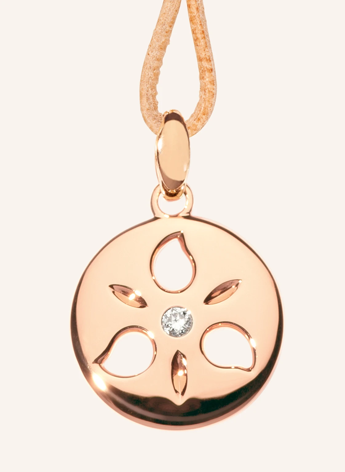 TAMARA COMOLLI Anhänger PENDANT SAND DOLLAR SMALL 18K Roségold