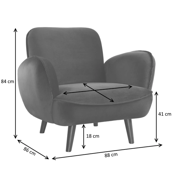 Loungesessel »Ben«, BxHxL: 90 x 83 x 87 cm