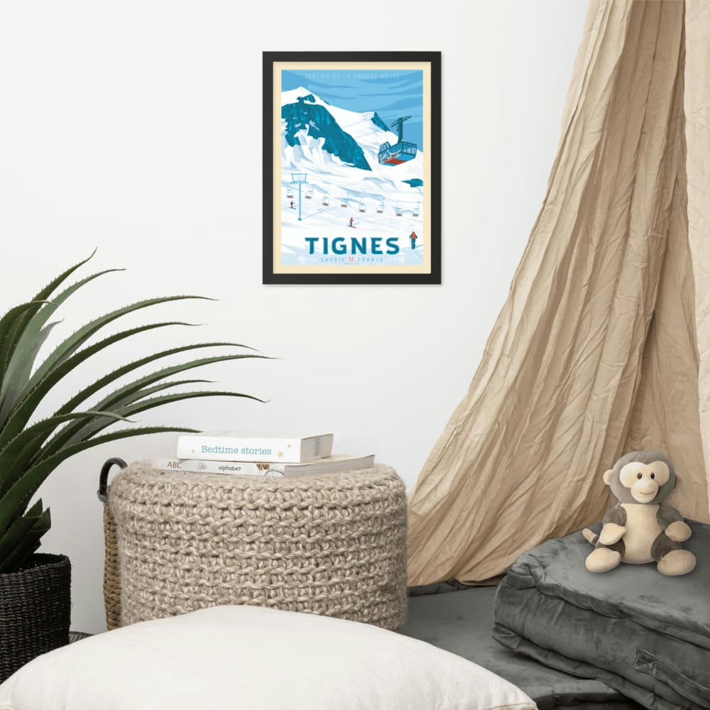- Affiche Tignes  21x29,7 cm