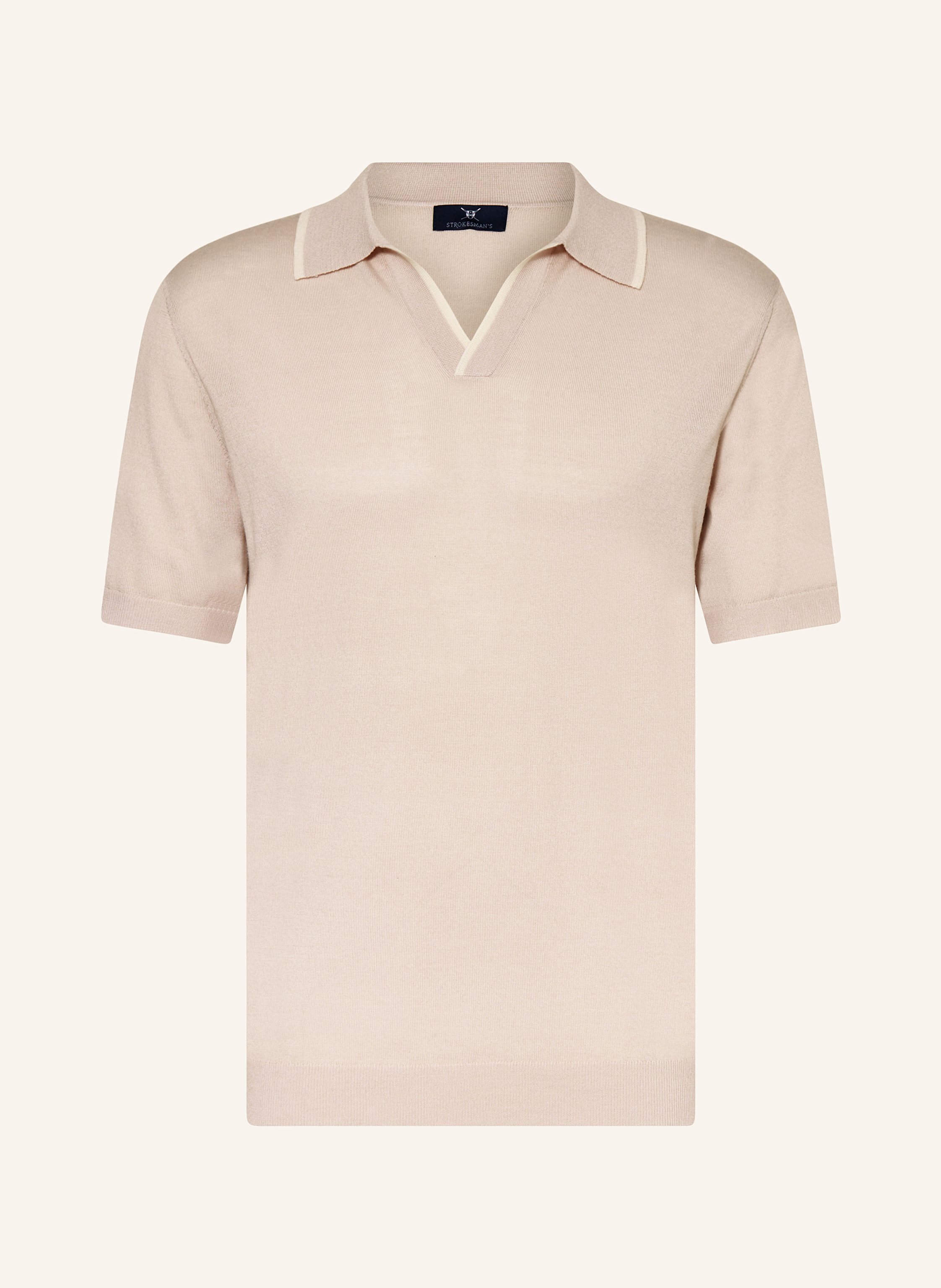 STROKESMAN'S Strick-Poloshirt