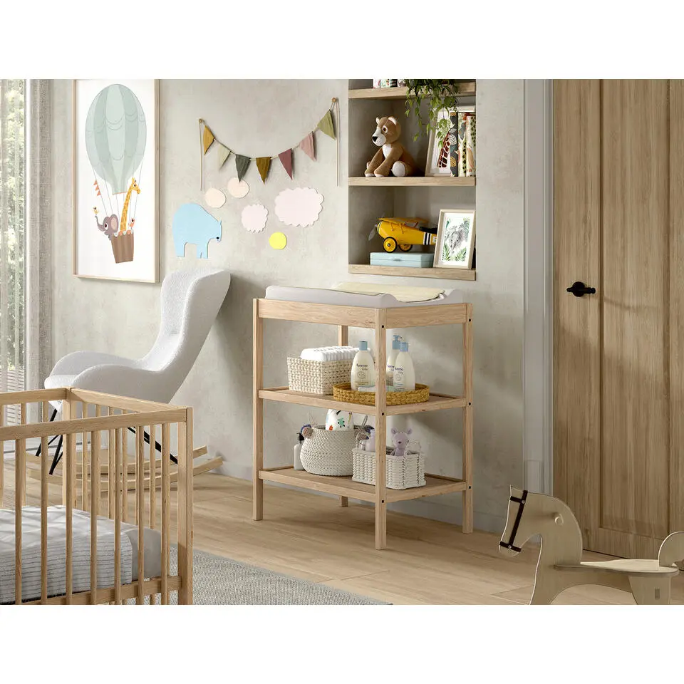 Vipack commode Dino - 95x53x80 cm - naturel