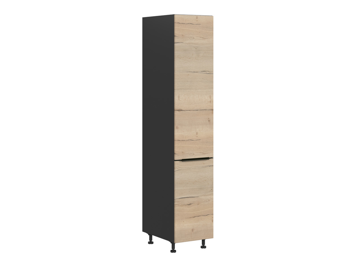 Szafka kuchenna dolna wysoka Sole L6 40 cm prawa dąb halifax natura