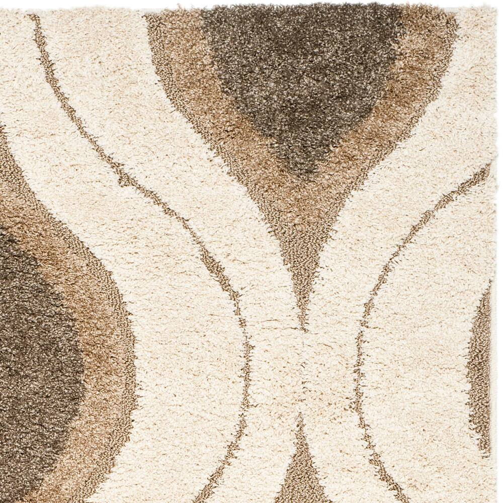Safavieh Florida Shag Rug, Cream/Smoke