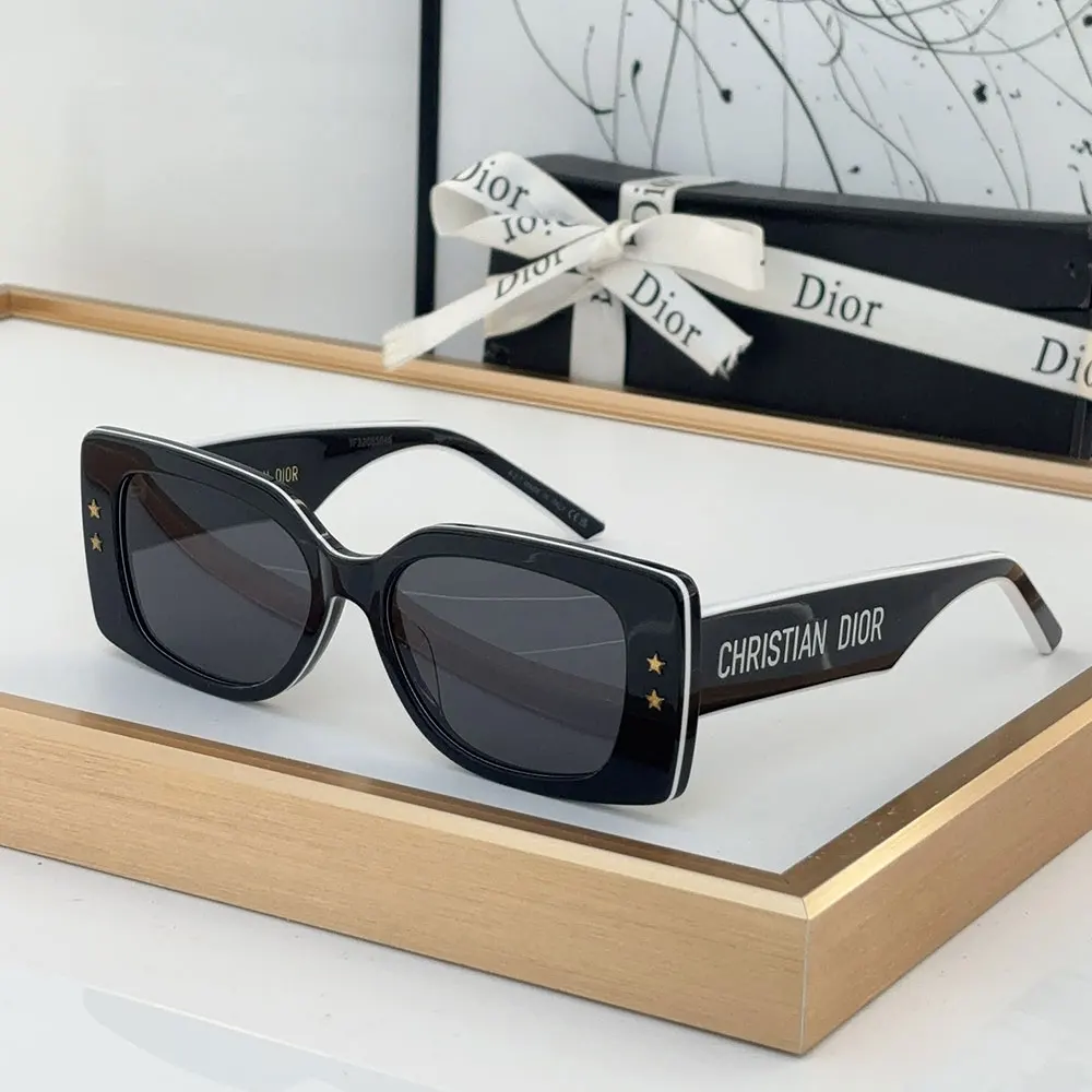 Dior Side Letter Plate Frame sunglasses
