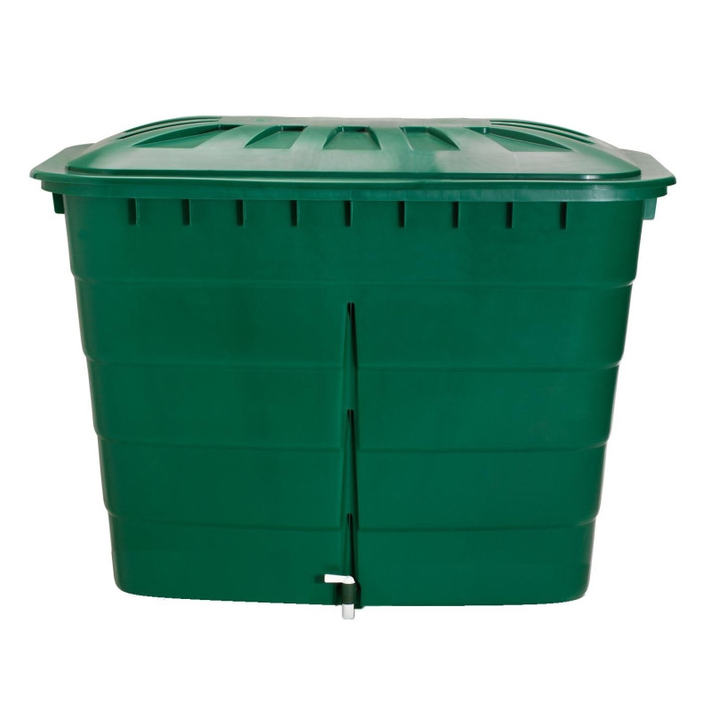 Tonneau à eau de pluie rectangulaire 520 L
