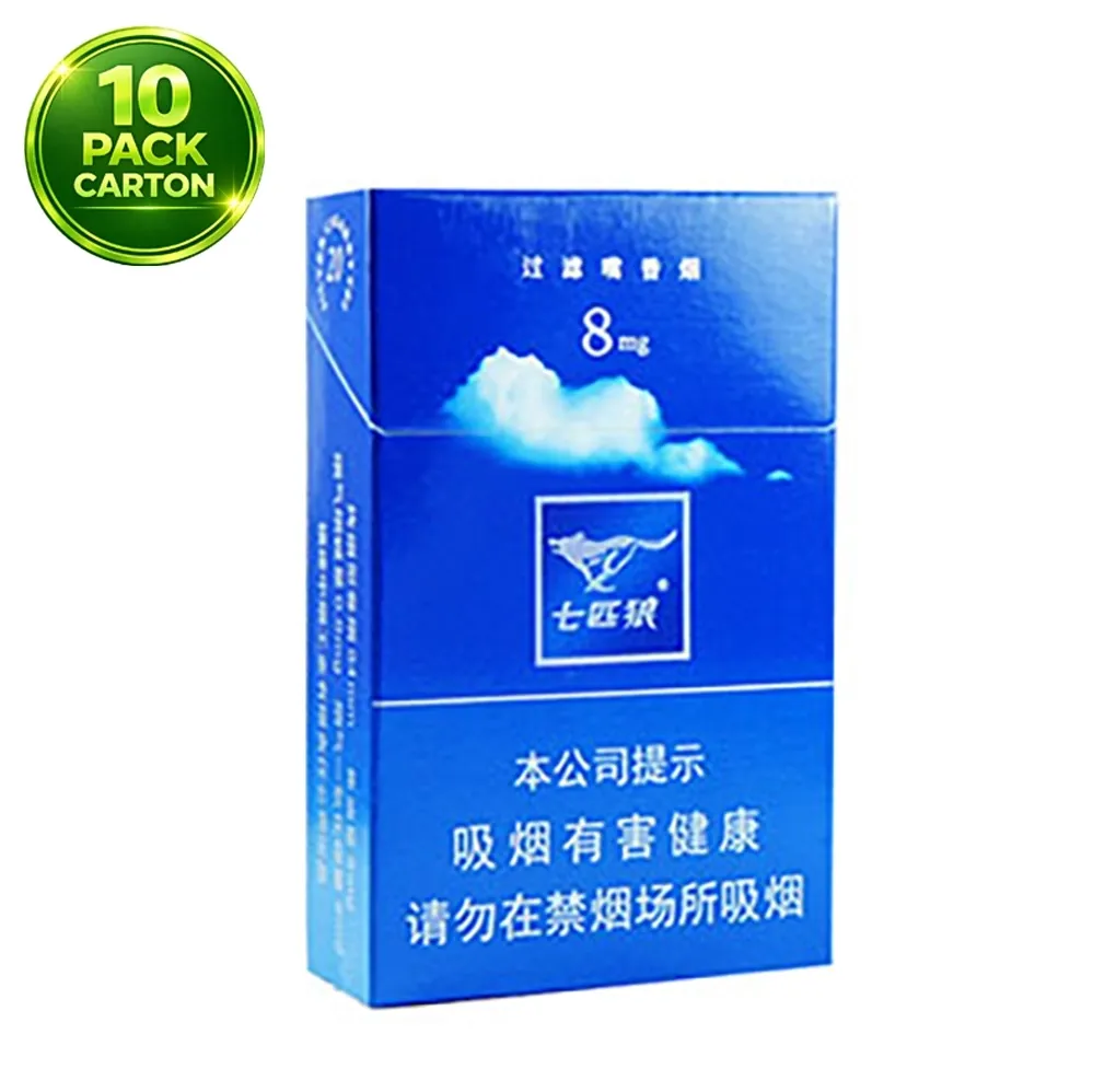 Septwolves Blue Cigarettes x 10 Packs /1 Carton 1