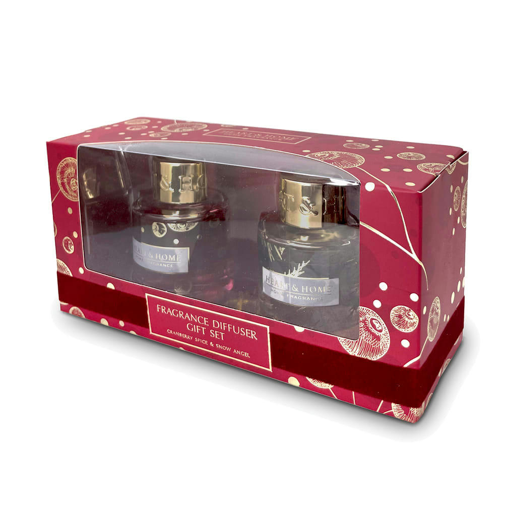 - Coffret cadeau 2 diffuseurs à bâtons Heart and Home