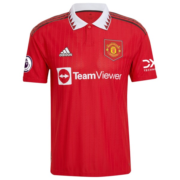 Tyrell Malacia Manchester United adidas 2022/23 Home Authentic Player Jersey - Red