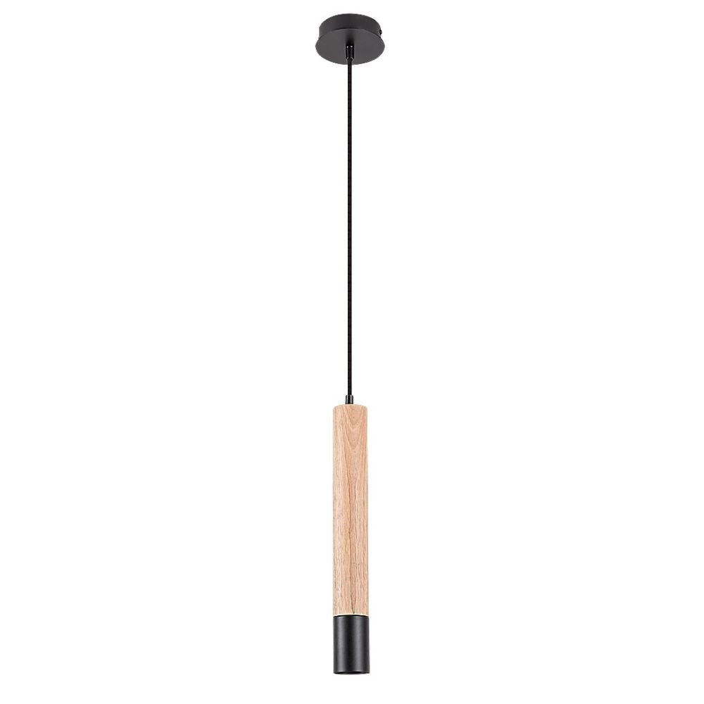 Lampa wisząca buk czarna Braulia 1xGU10x15W wym: 100x5,5x5,5 cm Rabalux