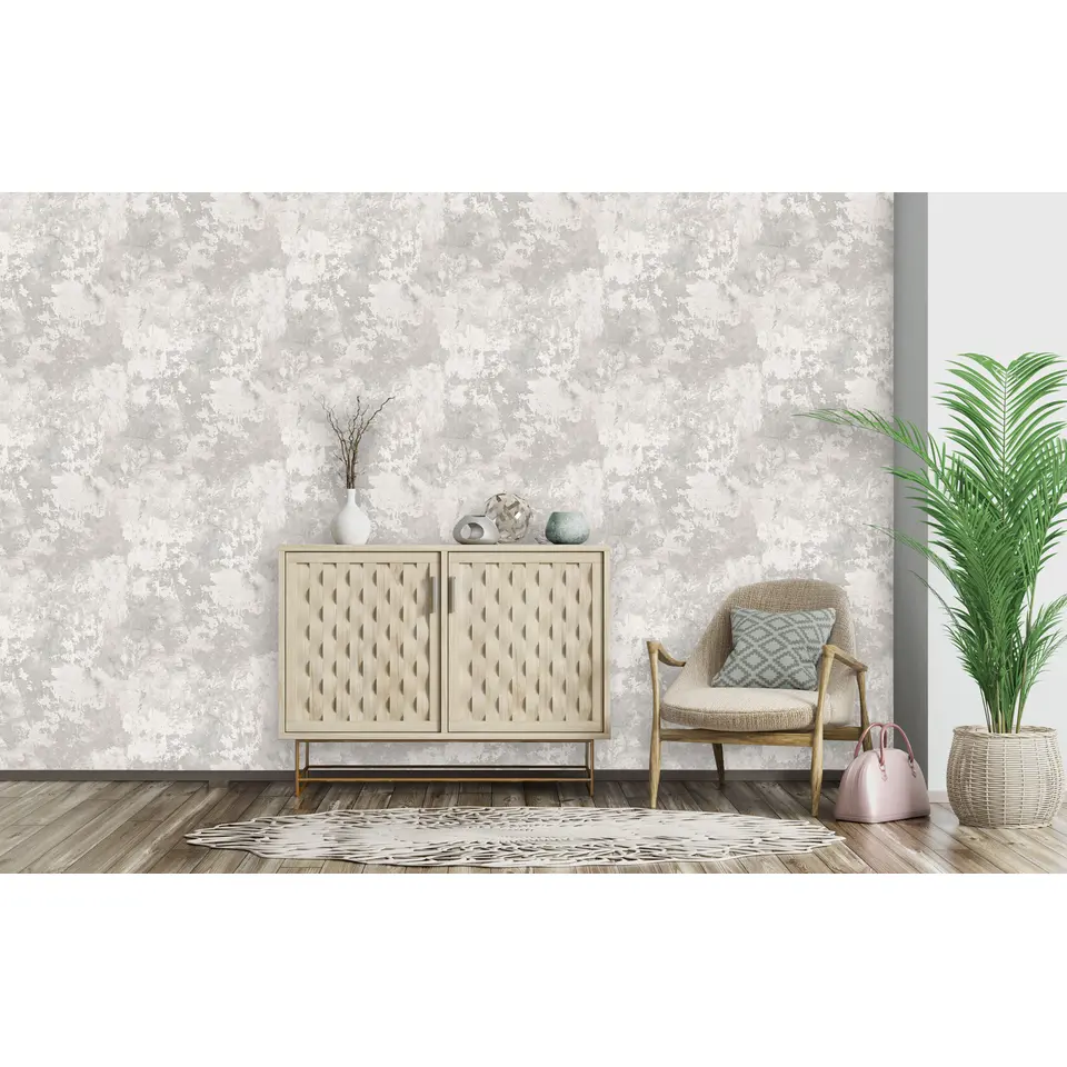 Dutch Wallcoverings - Exposure betonlook grijs - 0,53x10,05m