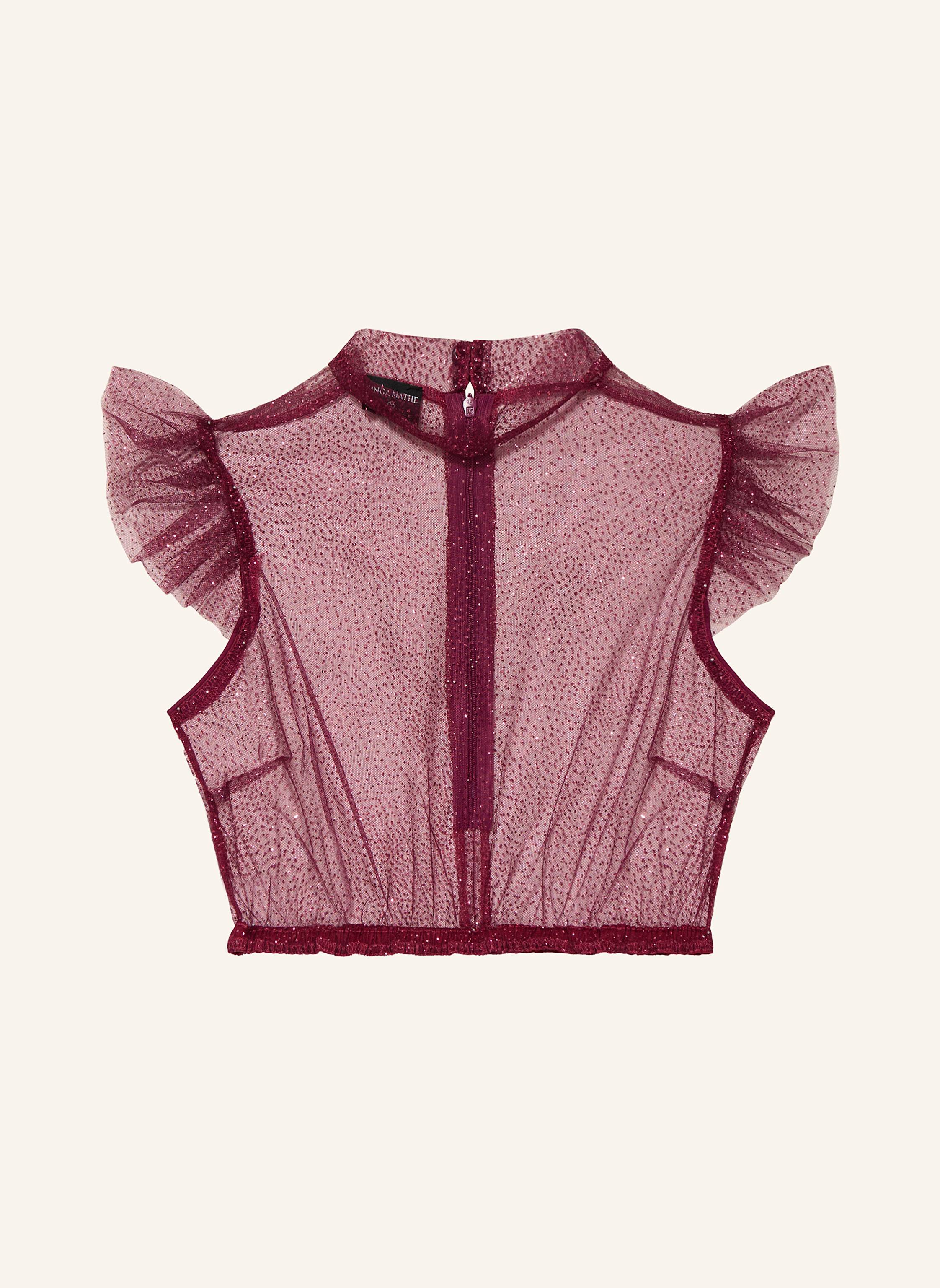 KINGA MATHE Dirndlbluse HEIKI mit Glitzergarn