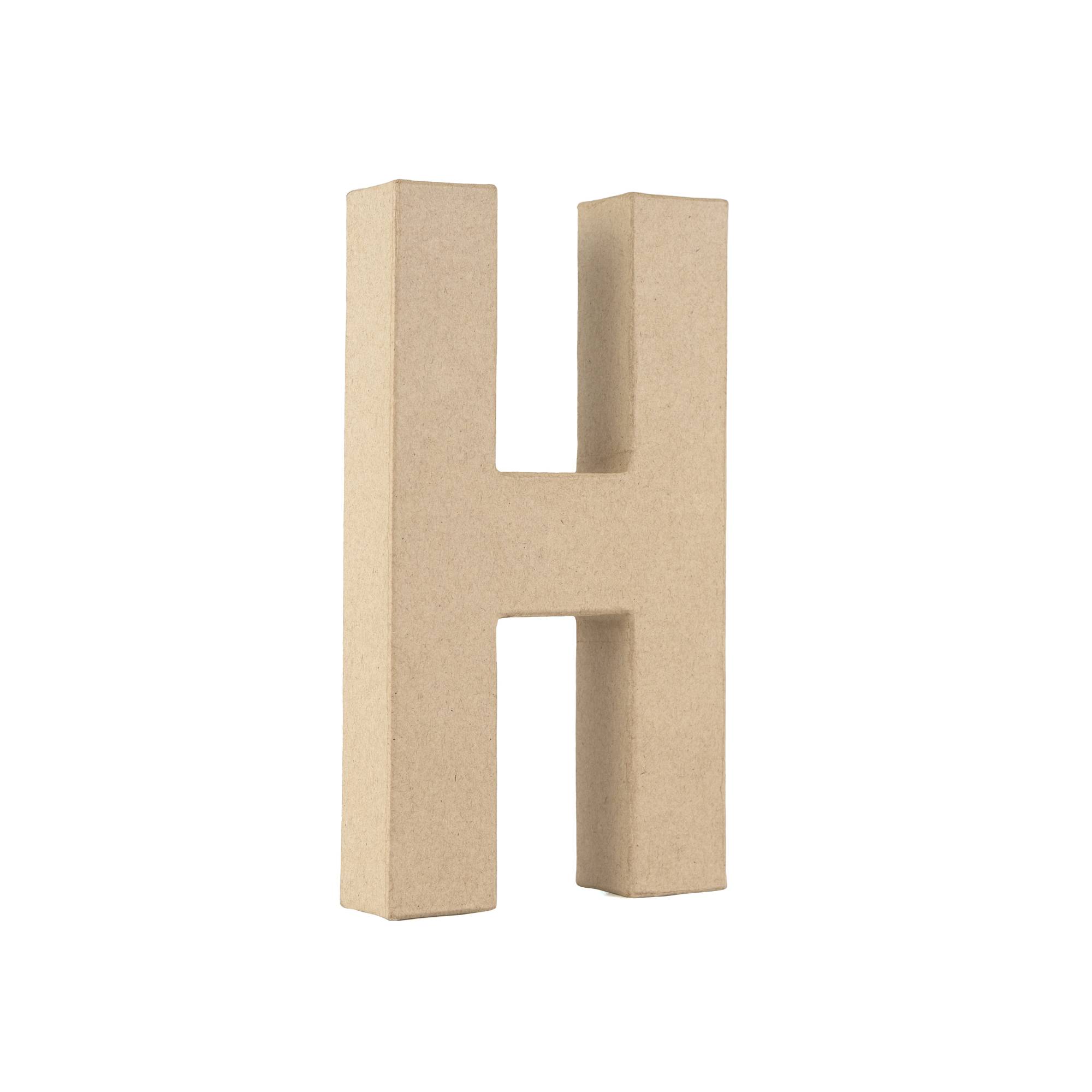Mache Letter H 20cm