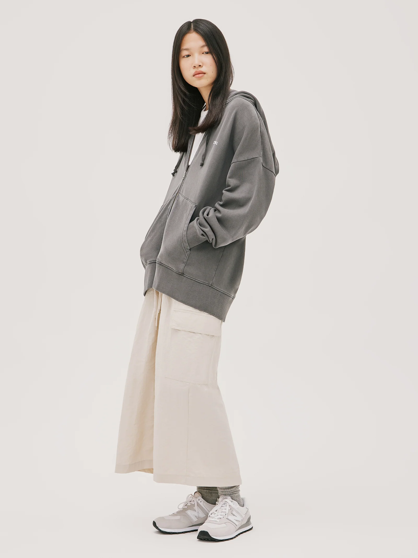 Minimal Thrills Zip Up Hood