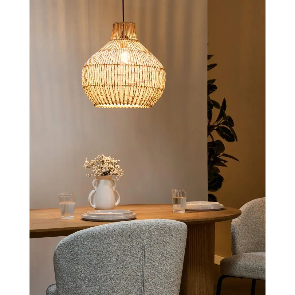 YAUCO - Hanglamp - Wit - Rotan