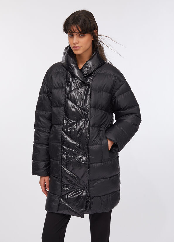 Cappotto in nylon trapuntato