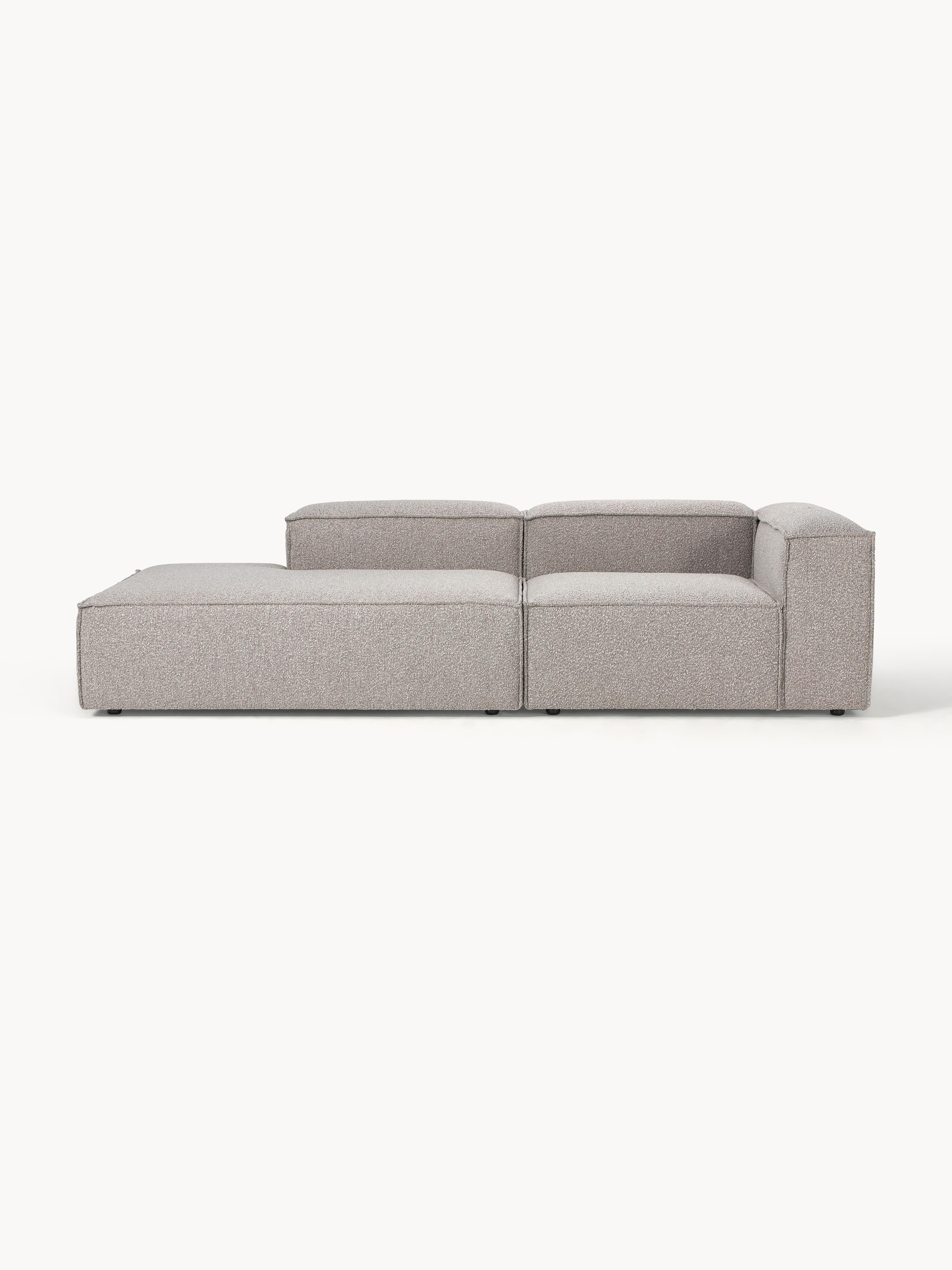 Modulare Ottomane Lennon aus Bouclé