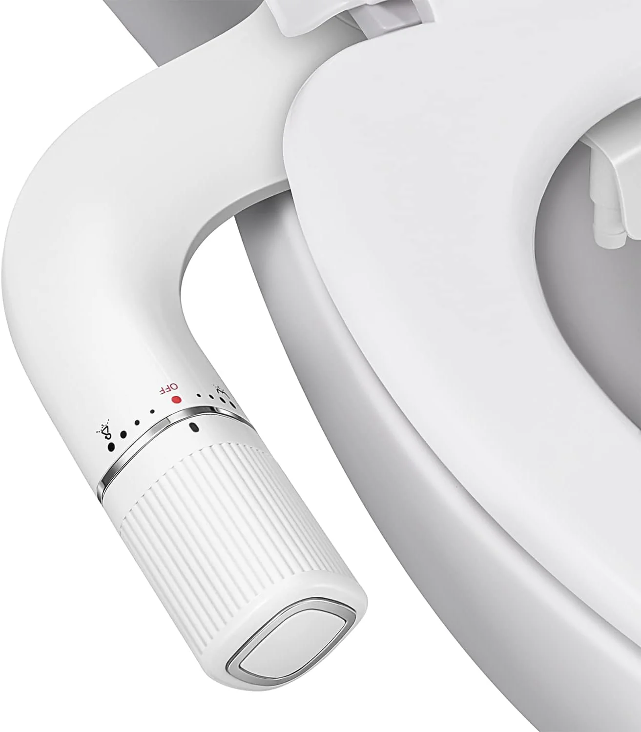 BIGCOW Bidet Attachment for Toilet, Ultra-Slim Dual Nozzle Hygienic Toilet Bidet