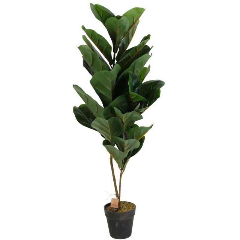 - Plante artificielle feuillage dense en pot 90 cm