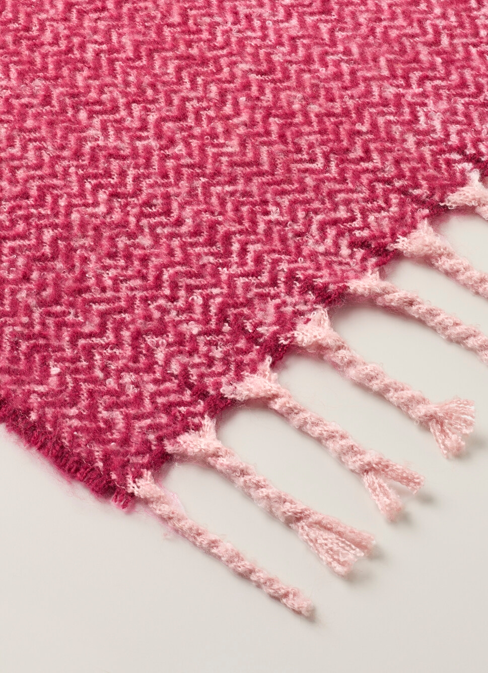 PLAID à CARREAUX EFFET DUVETEUX TORONTO MULTICOLORE