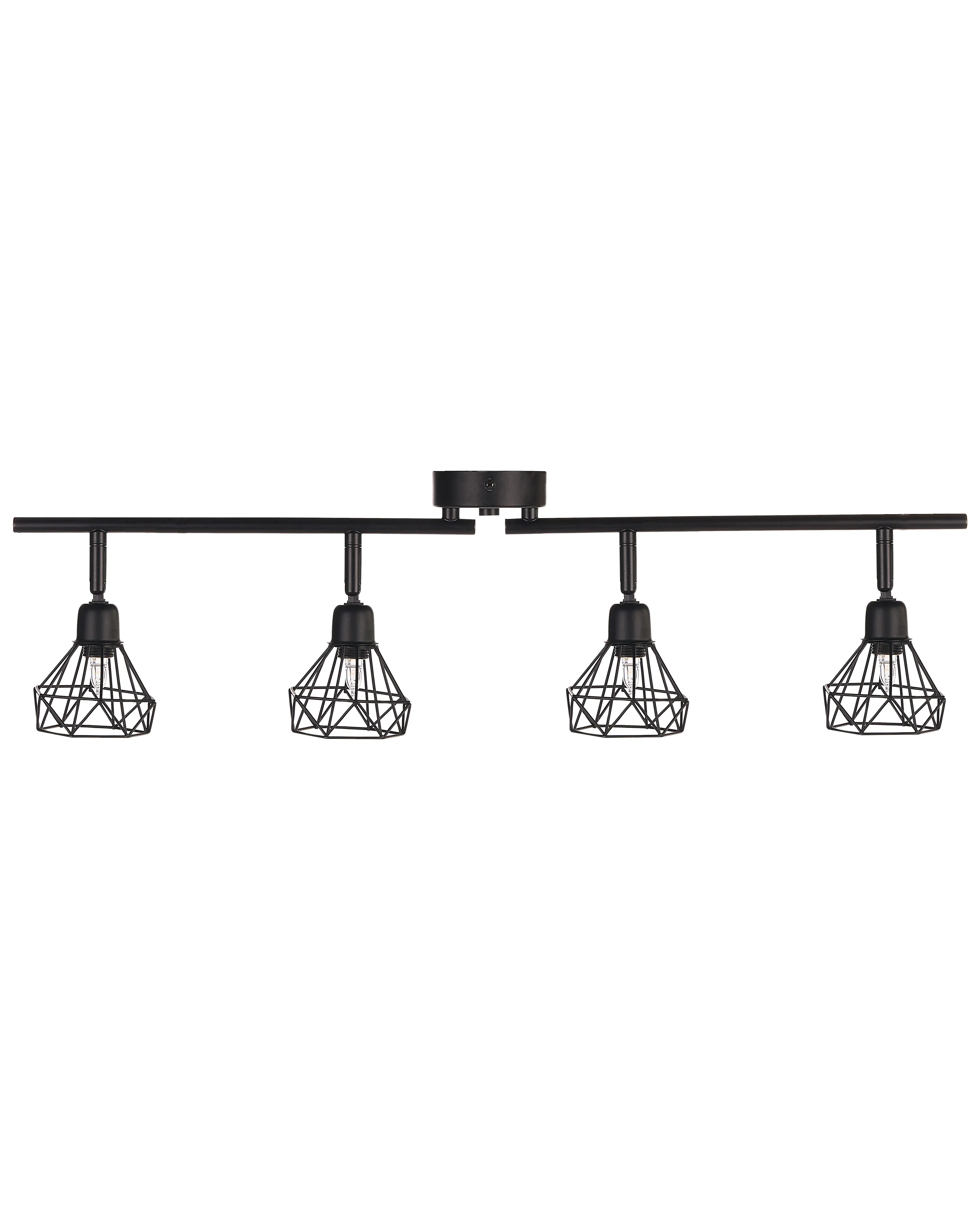 4 Light Spotlight ERMA Adjustable Metal Black