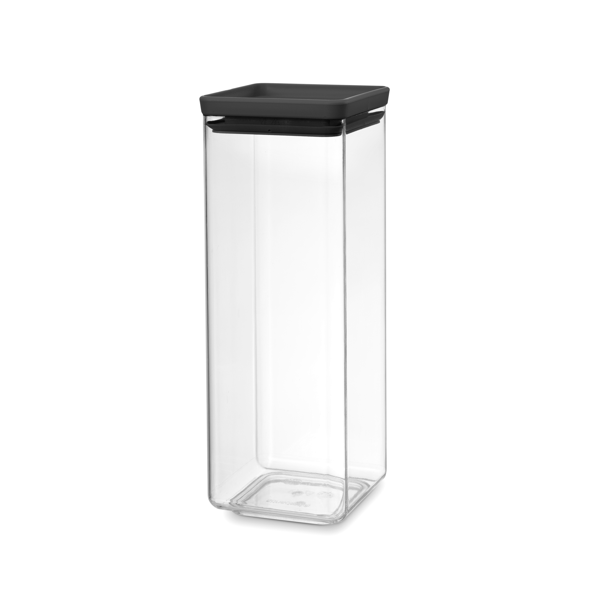 Brabantia Voorraadbus stapelbaar, 2,5 liter, TASTY  - Dark Grey