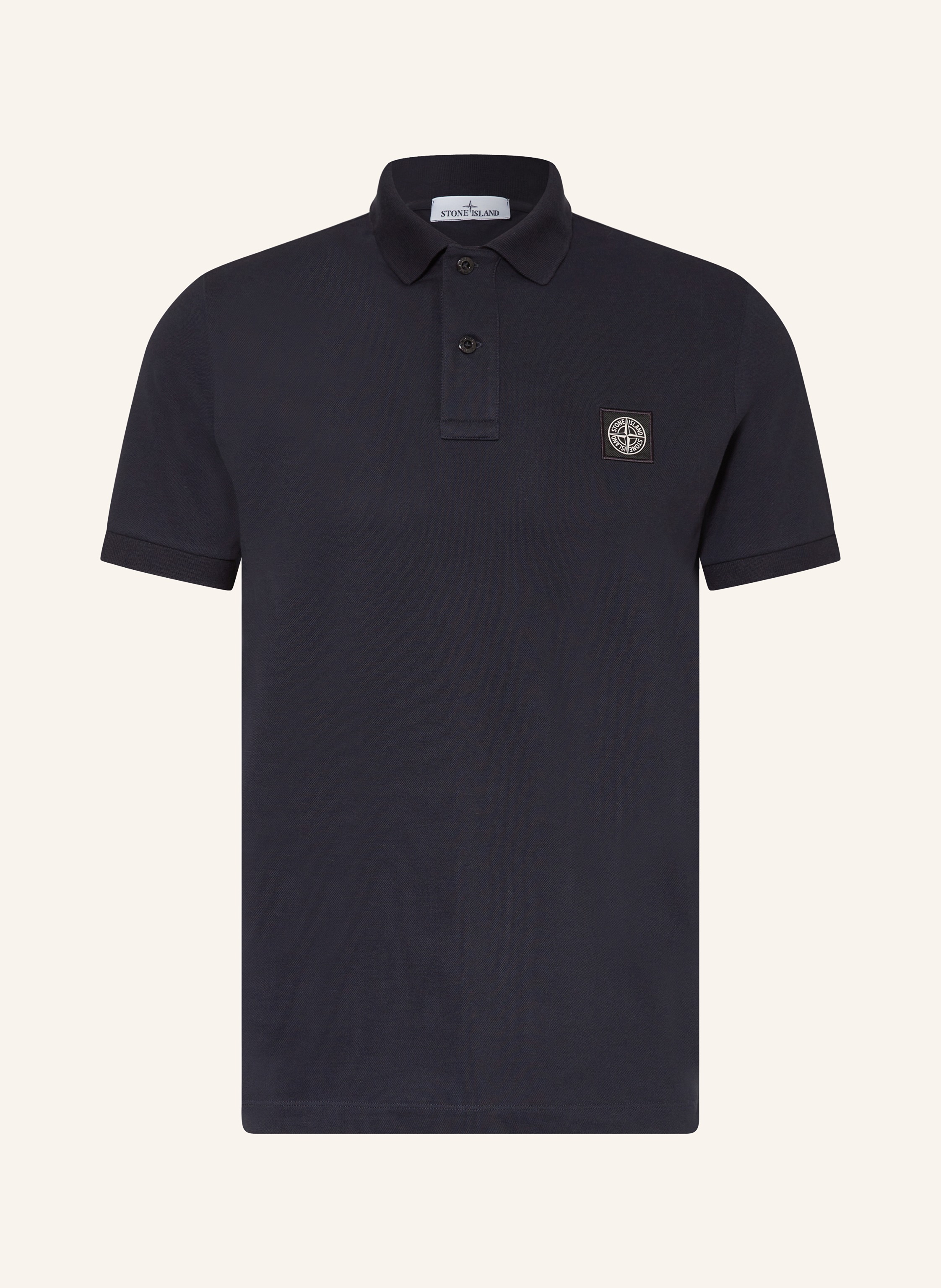 STONE ISLAND Piqué-Poloshirt Slim Fit