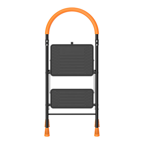 Marchepied 2 marches noir Magnusson en plastique et acier charge maxi 150 kg