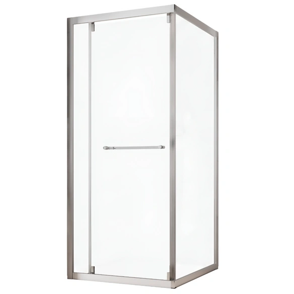Schiebetür »S7«, 90 cm, Klarglas, silberglanz