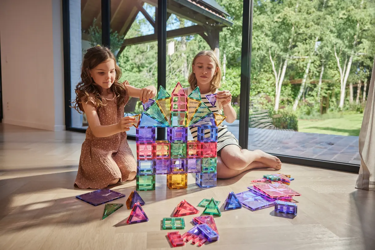 Bausatz 125-teilig Magnetic Tiles