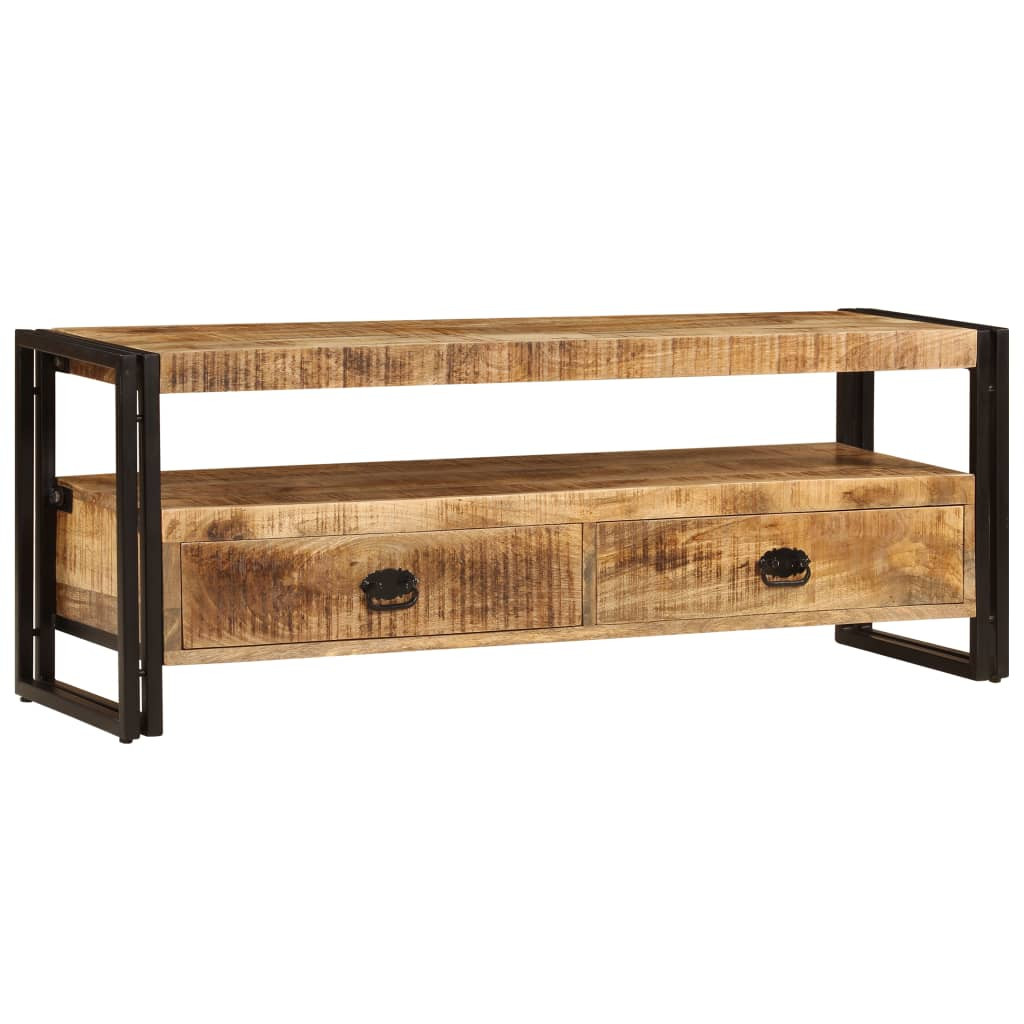 Szafka pod Telewizor Rtv Brąz Mat Szuflady Nowoczesny 120x35x45cm