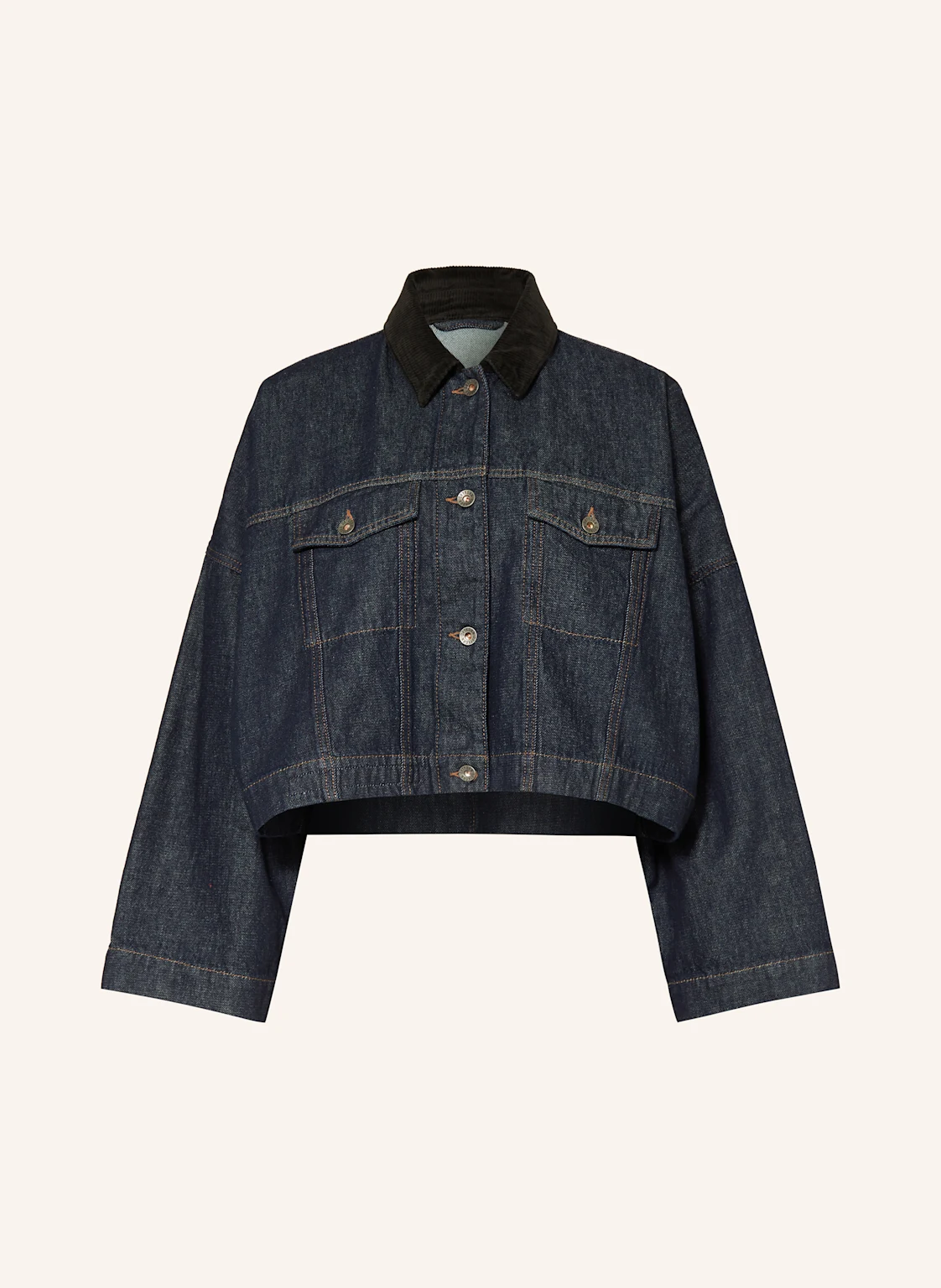 DRYKORN Kastenjacke HOLBROOKS in Jeansoptik