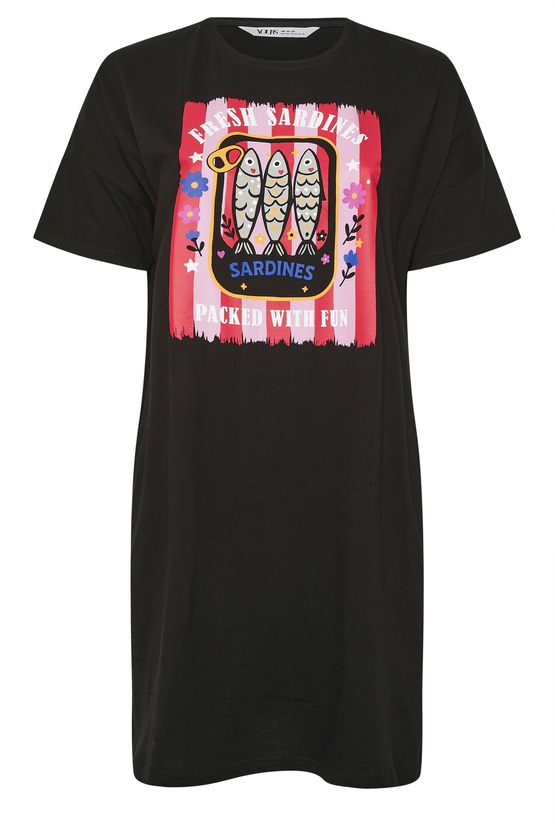 Yours Fresh Sardines' Sleep Tee Nightdress