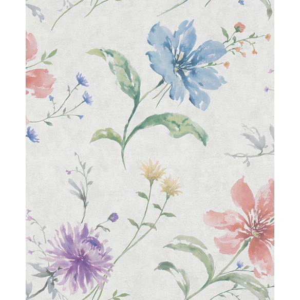Vliestapete »Shades«, Blumen, greige