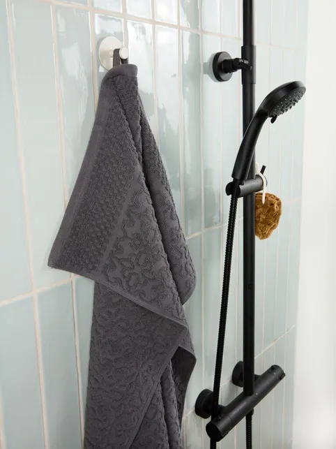 Badehåndklæde STIDSVIG 70x140 asfalt KRONBORG