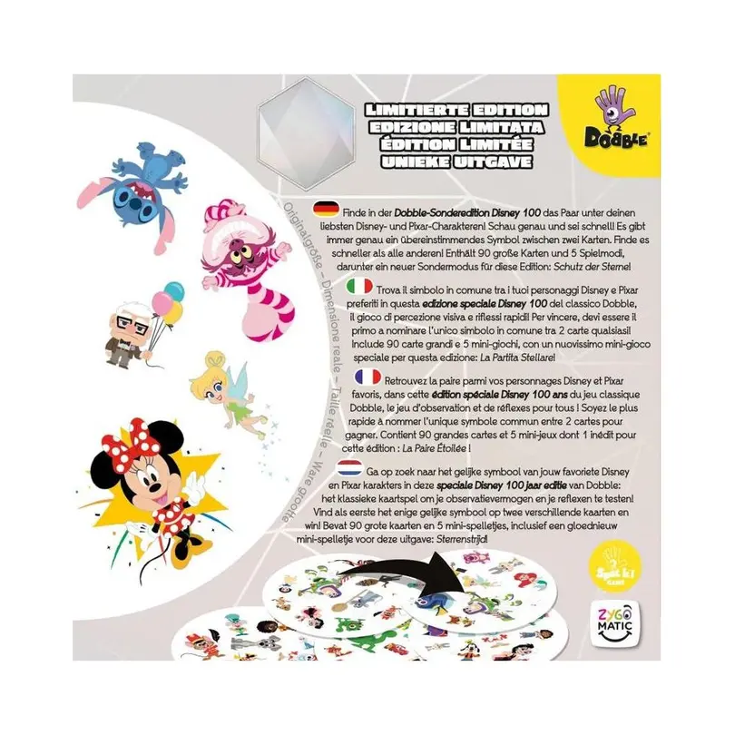 Kartenspiel Dobble Disney 100