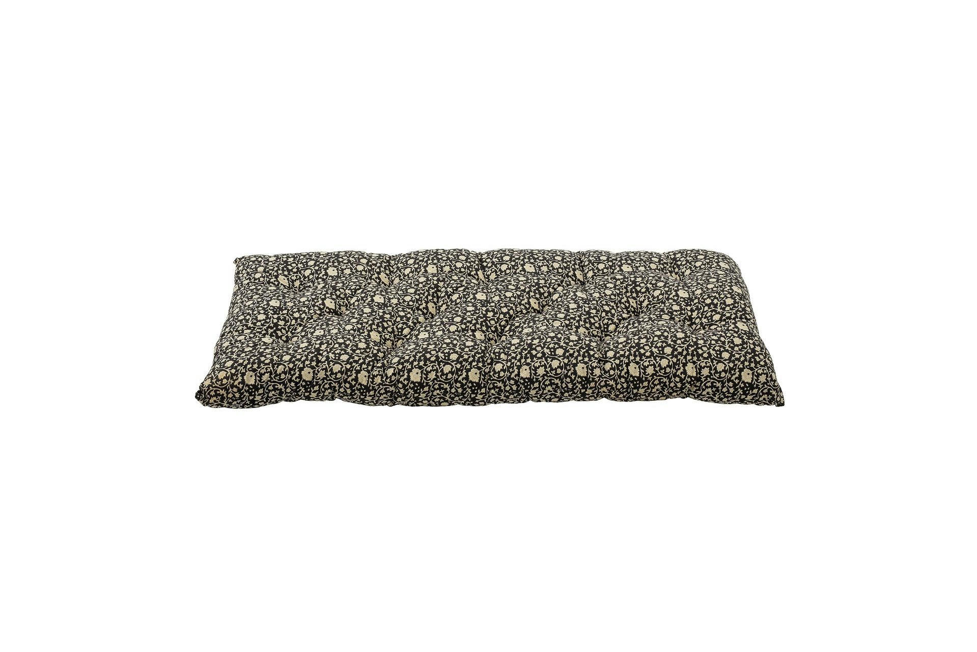 MARANSIN - Coussin en coton noir