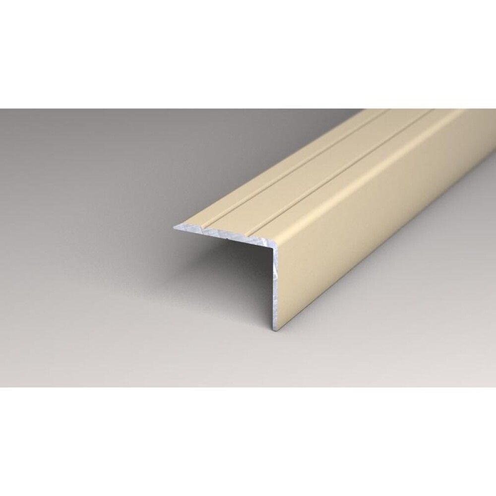 AVSLUTNINGSLIST LOGOCLIC ALUMINIUM 2000X25X20MM SAND