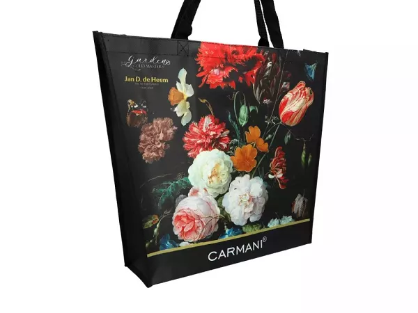 Torba na ramię 46x38x11 cm Carmani - Kwiaty Barokowe33.021-9026