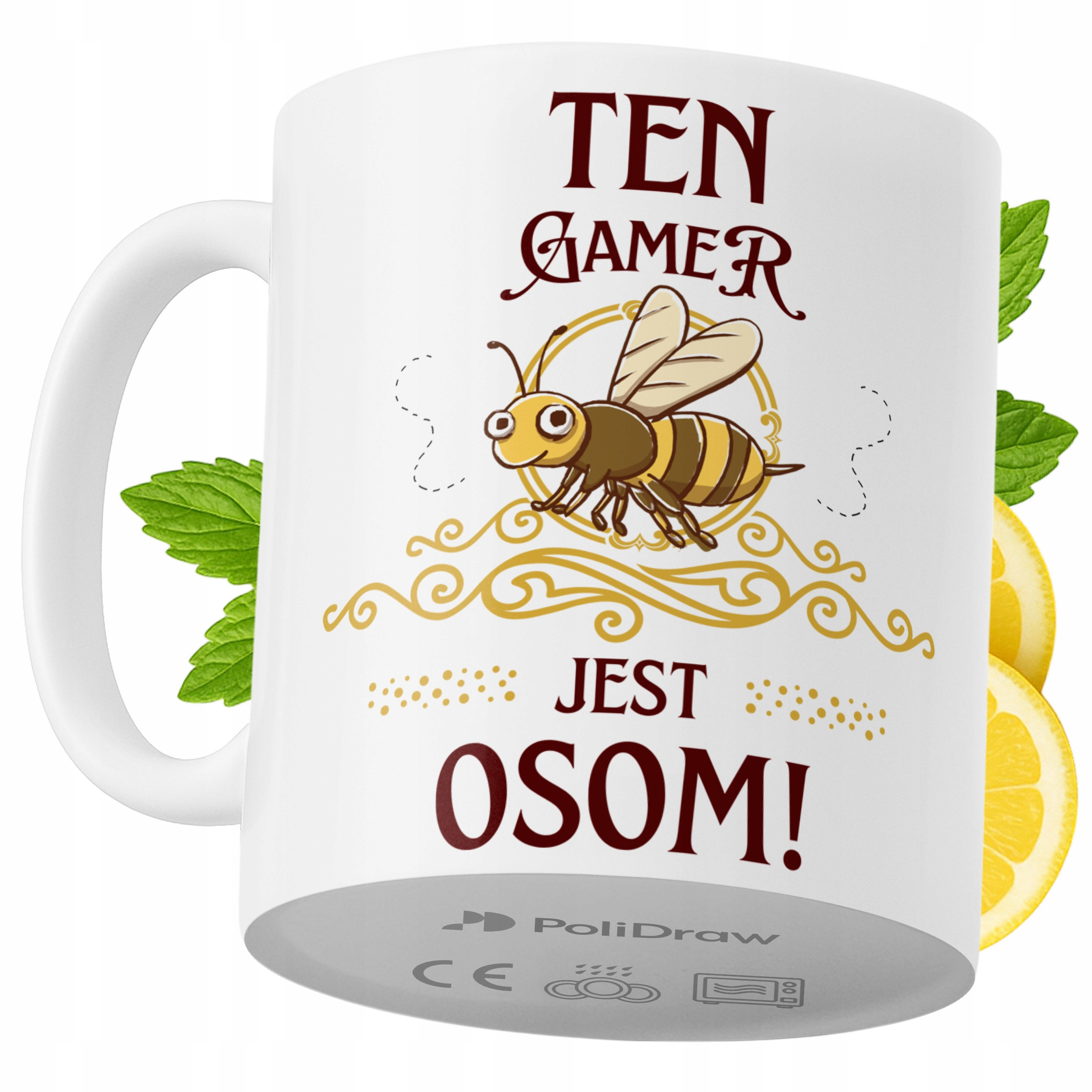 Kubek Dla Gamera na Prezent z Nadrukiem ze Zdjęciem 330 ml PoliDraw