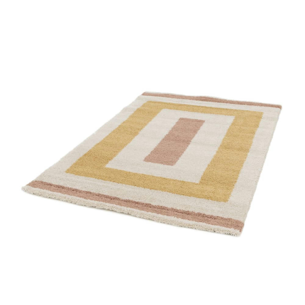 LILA - Tapis contemporain à motif géométrique multicolore 120x170 cm