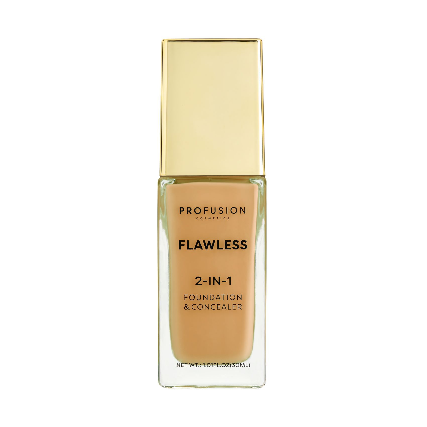 Profusion Cosmetics Flawless 2-in-1 Foundation & Concealer Golden Tan