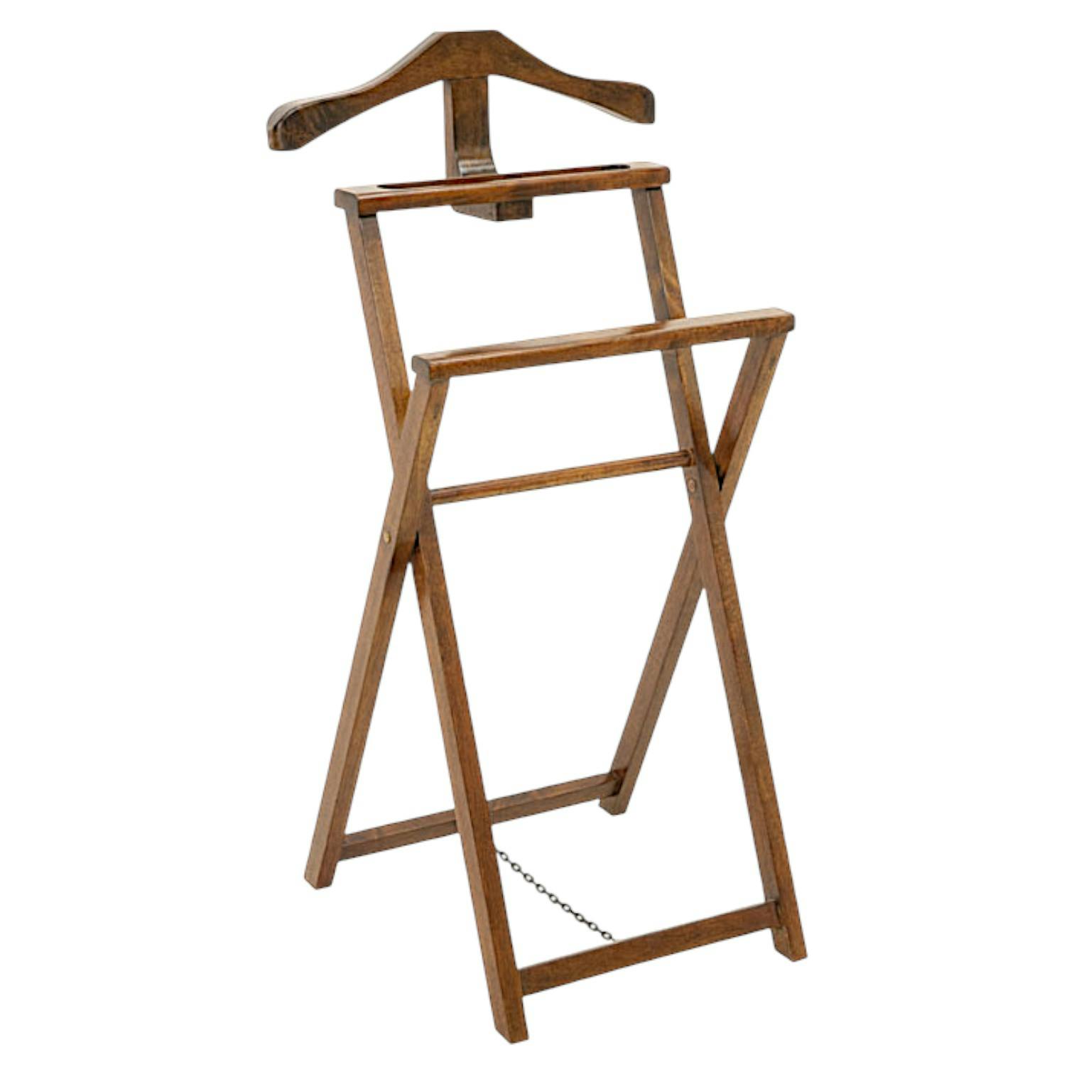 Valet de chambre pliable hévéa TRADITION