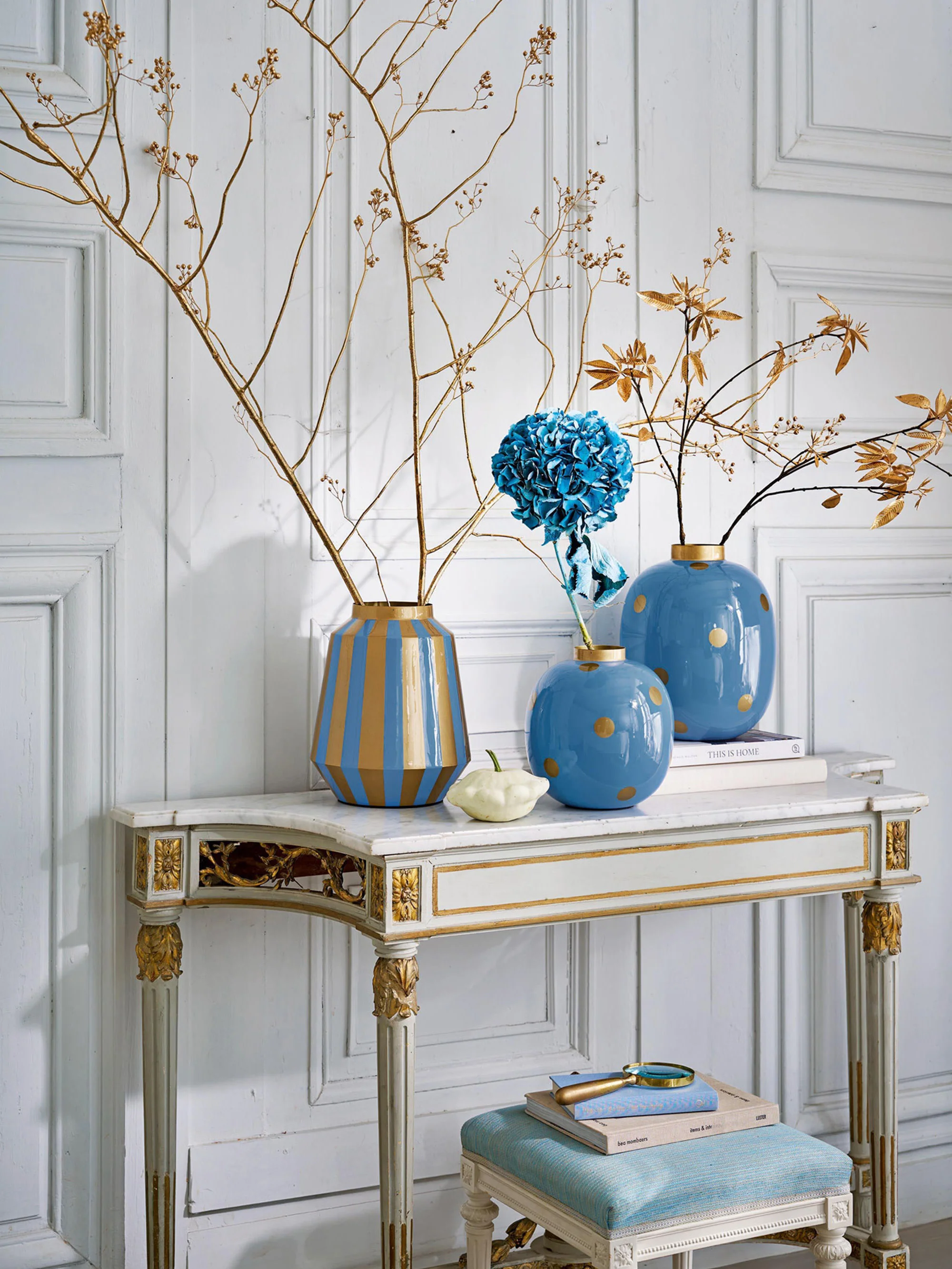 Handgefertigte Vase Dots