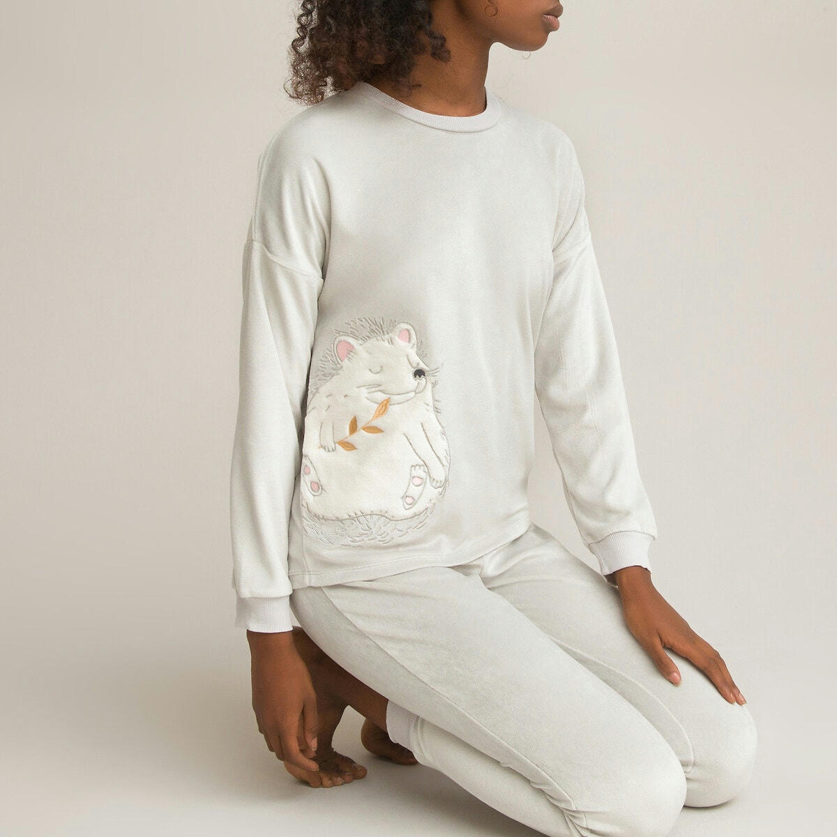 Pyjama en maille velours